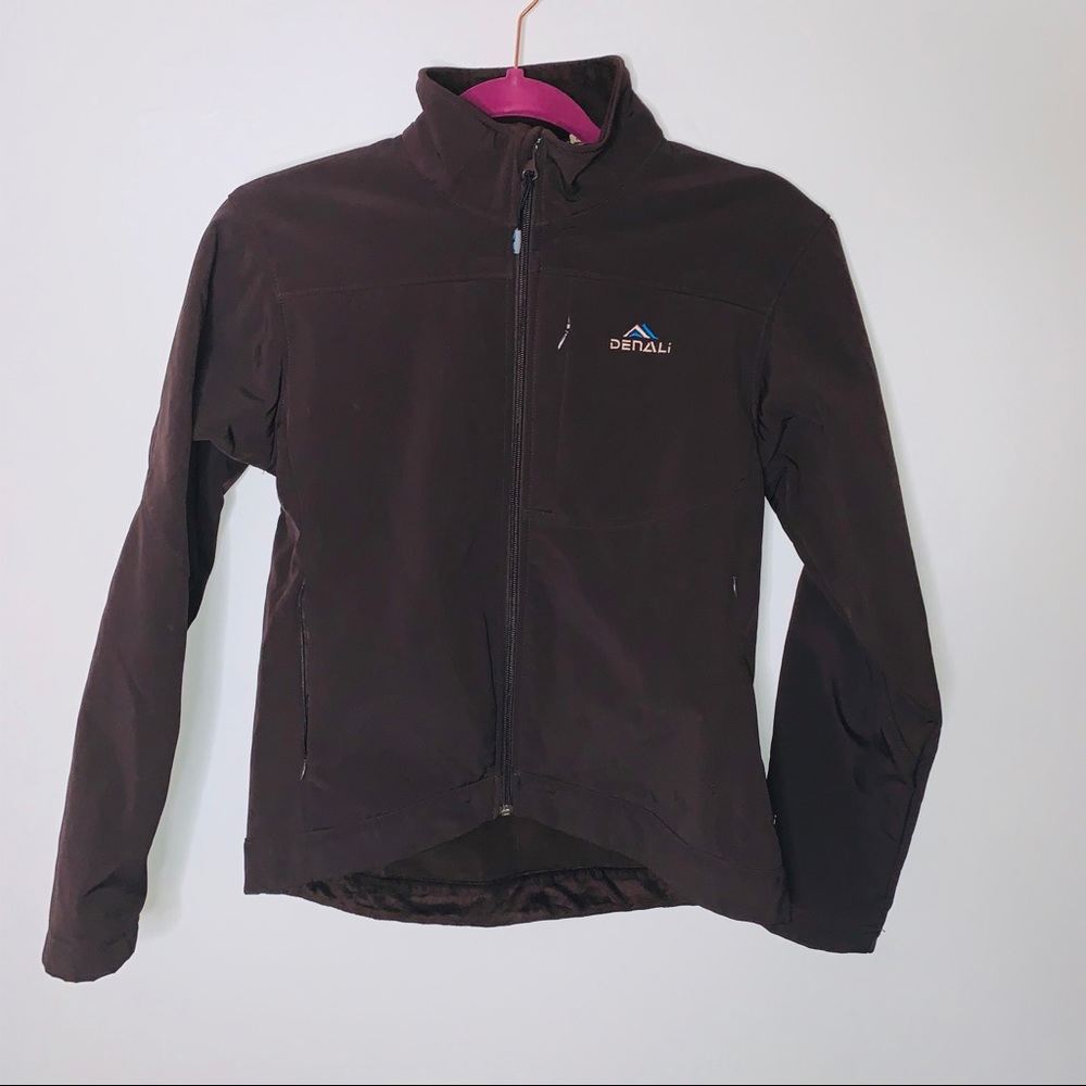 Denali brown hard shell jacket